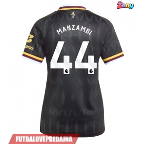 Lacne Ženy Futbalové dres Aston Villa Johan Manzambi #44 2026-27 Krátky Rukáv - Preč